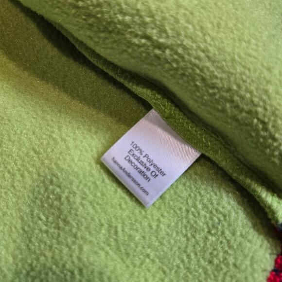 Vintage Hanna Andersson Hooded Cardigan Sweater Jacket Full Zip Giraffe Bird 0-3 - Picture 4 of 5